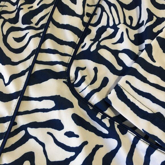 a ac-tiv-ology XL navy & white full zip yoga - Picture 5 of 10